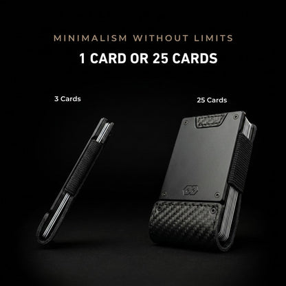 PROOF Wallet | The Oracle | Black Carbon Fiber & Dark Gunmetal