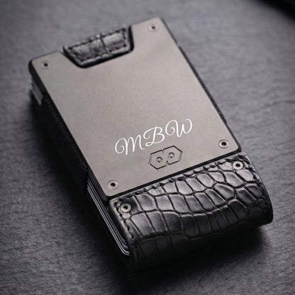Custom Engraved PROOF Wallet | Upload an Image or Add Text