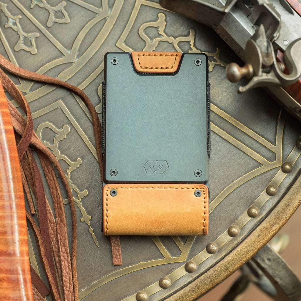 PROOF Wallet | The Executive | Tobacco Top Grain Leather & Dark Gunmetal