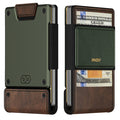 PROOF Wallet | The Greenskeeper | Classic Leather & Fairway Green Gunmetal